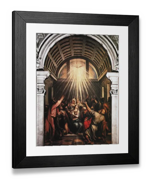 Framed Print : Titian, Tiziano Vecellio, born around 1488 to 1490
