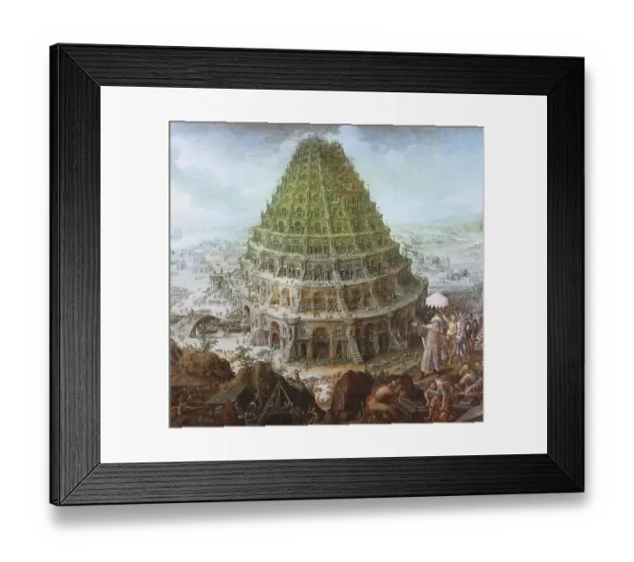 Framed Print : Marten van Valckenborch (1535-1612) Framed Print : Marten van Valckenborch (1535-1612)
