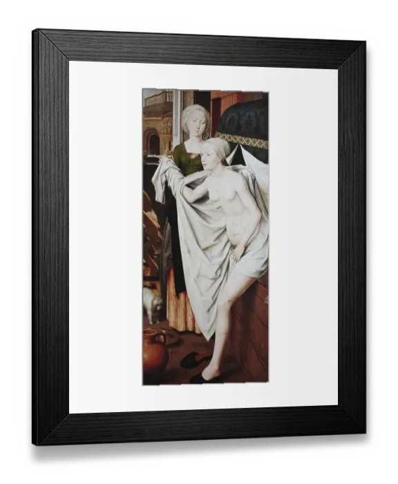Framed Print : Hans Memling (between 1433 and 1440 until 11 August 1494) also Jan van Mimmelynghe
