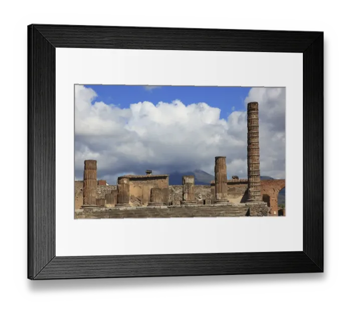 Framed Print : Tempio di giove, The Temple of Jupiter