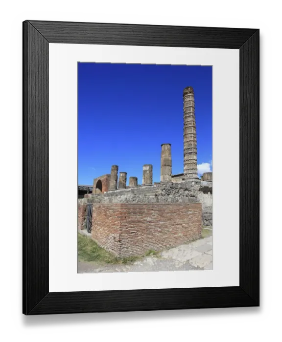 Framed Print : Tempio di giove, The Temple of Jupiter