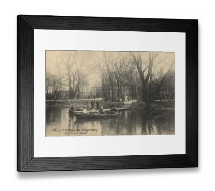 Framed Print : Air health resort Salzquelle near Magdeburg