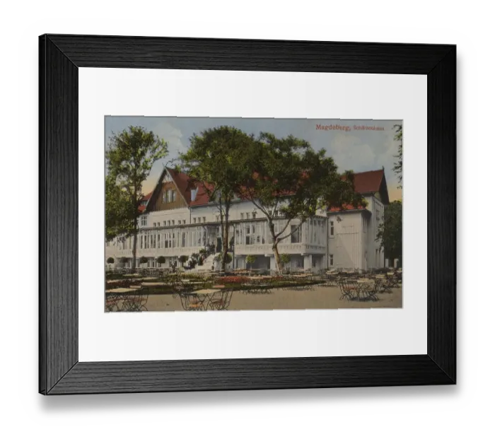 Framed Print : The Schuetzenhaus in Magdeburg Framed Print : The Schuetzenhaus in Magdeburg