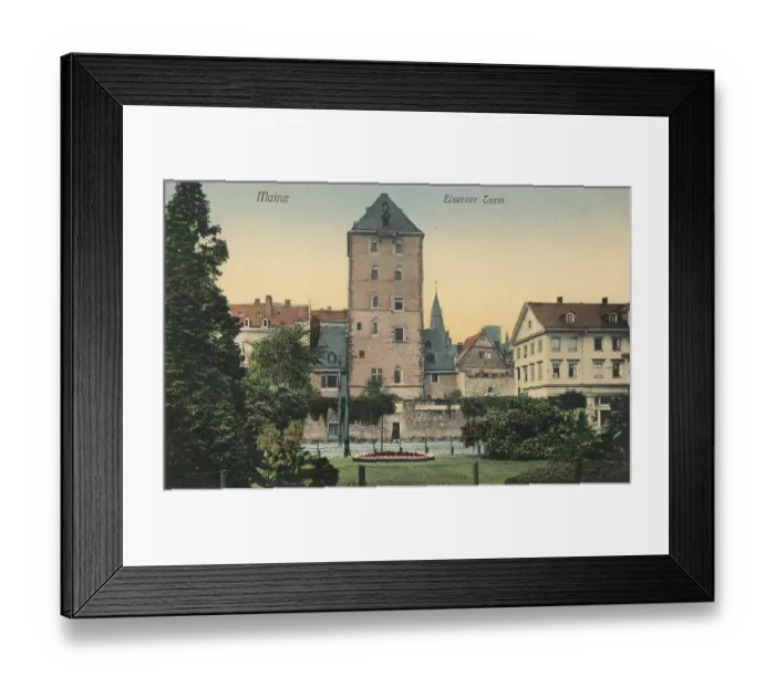 Framed Print : The iron tower in Mainz, Rhineland-Palatinate