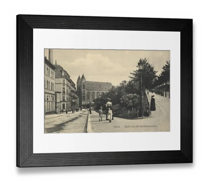 Framed Print : At the Garrison Church in Mainz