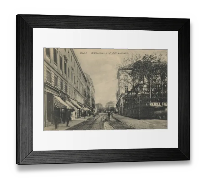 Framed Print : Schillerplatz in Mainz, Rhineland-Palatinate Framed Print : Schillerplatz in Mainz, Rhineland-Palatinate
