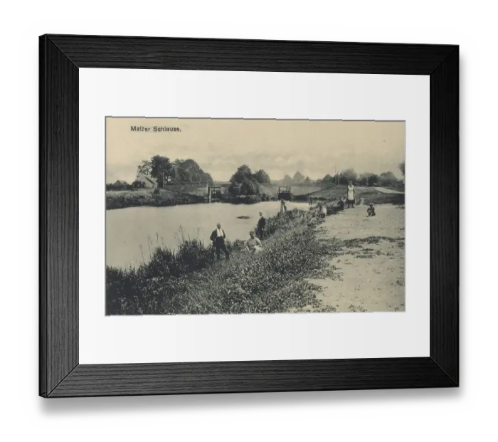 Framed Print : Malzer Schleuse, Brandenburg, Germany Framed Print : Malzer Schleuse, Brandenburg, Germany