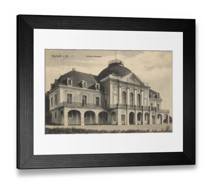 Framed Print : Marbach, Schillermuseum, Baden-Wuerttemberg