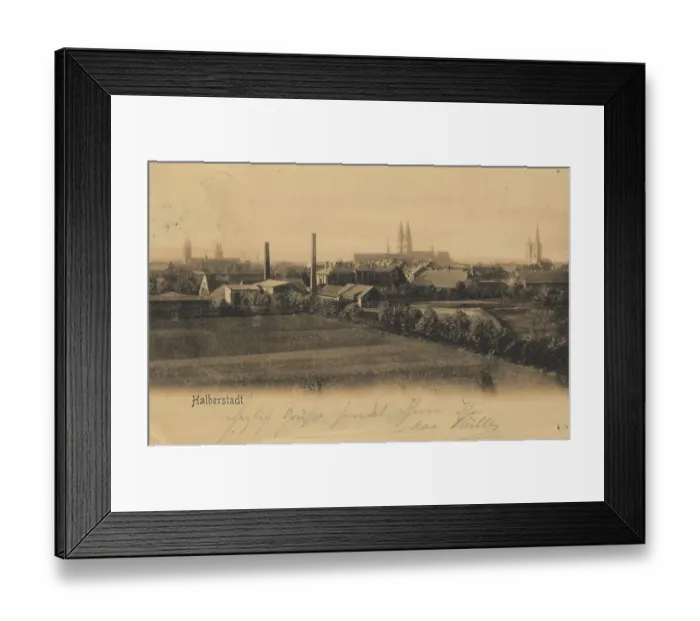 Framed Print : Halberstadt, Saxony-Anhalt, Germany
