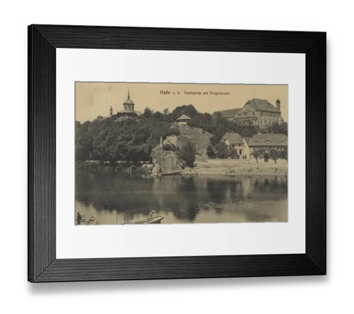 Framed Print : Bergschenke in Halle an der Saale Framed Print : Bergschenke in Halle an der Saale