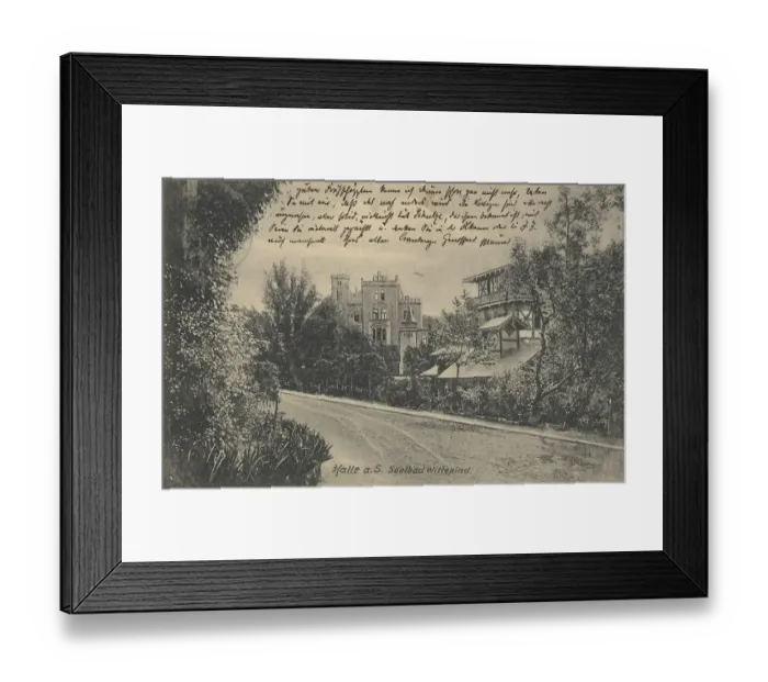 Framed Print : Bad Wittekind in Halle an der Saale Framed Print : Bad Wittekind in Halle an der Saale