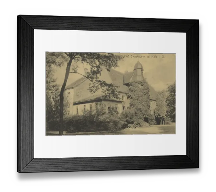 Framed Print : Steinhausen Castle near Halle in Westphalia