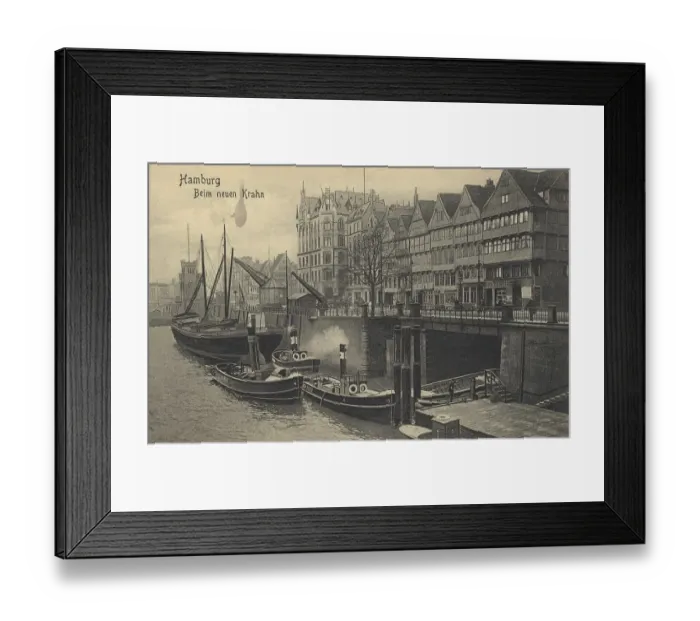 Framed Print : At the new crane, Hamburg, Germany Framed Print : At the new crane, Hamburg, Germany