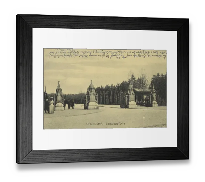 Framed Print : Ohlsdorf near Hamburg, Germany