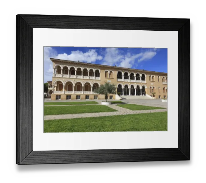 Framed Print : Nicosia, Lefkosia, Kyprianou Square Archbishop's Palace Framed Print : Nicosia, Lefkosia, Kyprianou Square Archbishop's Palace