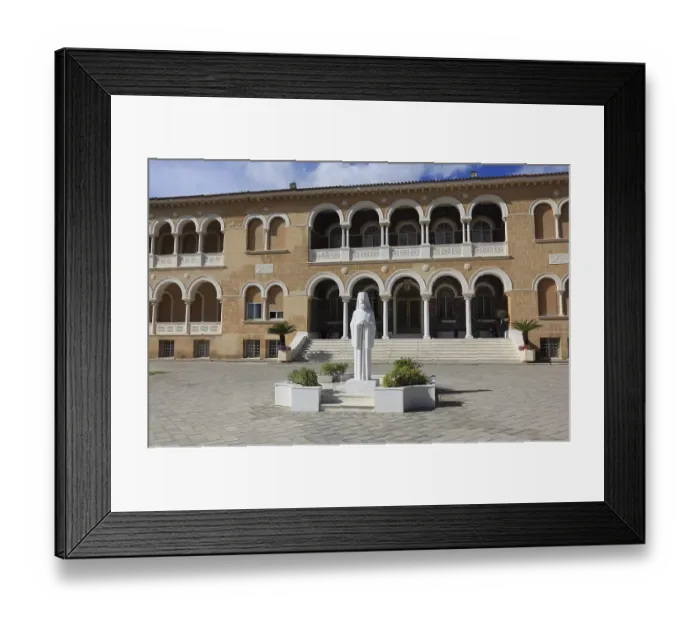 Framed Print : Nicosia, Lefkosia, Kyprianou Square Archbishop's Palace Framed Print : Nicosia, Lefkosia, Kyprianou Square Archbishop's Palace