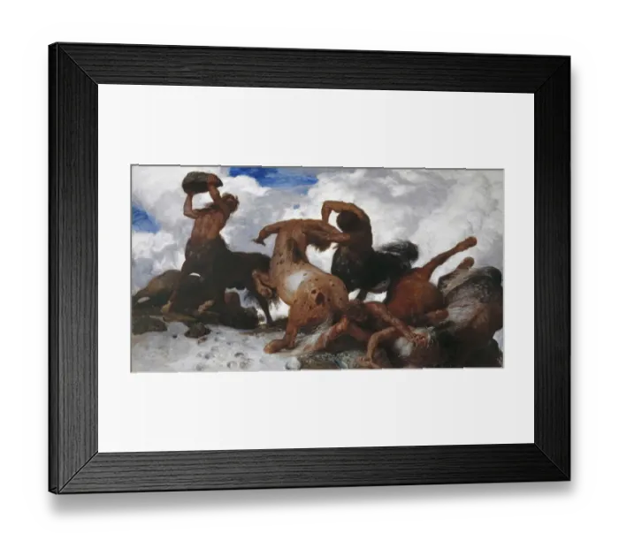 Framed Print : The Battle of the Centaurs, Centaur Fight Framed Print : The Battle of the Centaurs, Centaur Fight