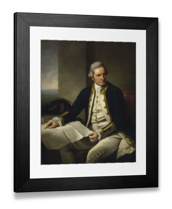 Framed Print : James Cook, 7 November 1728 - 14 hemeroplanes triptolemus (1779)