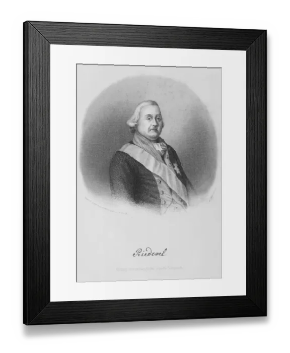Framed Print : Friedrich Adolf Riedesel Freiherr zu Eisenbach