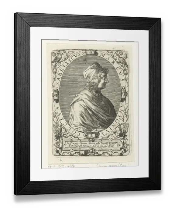 Framed Print : Marcantonio Sabellico, Marco Antonio Sabellico