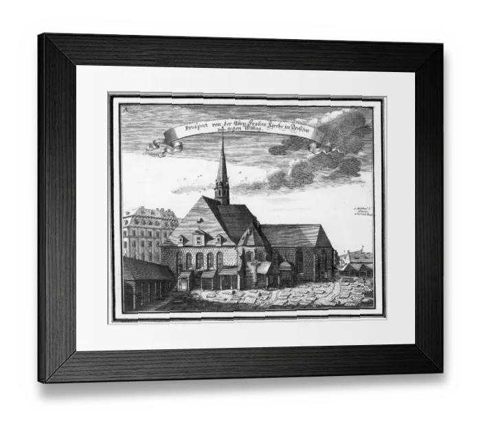 Framed Print : The old Church of Our Lady of Dresden Framed Print : The old Church of Our Lady of Dresden
