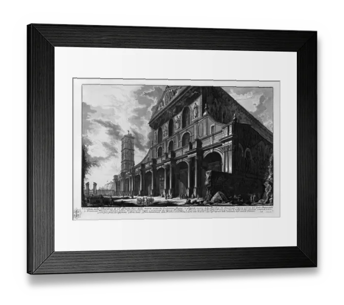 Framed Print : Saint Paul Outside the Walls, San Paolo fuori le mura