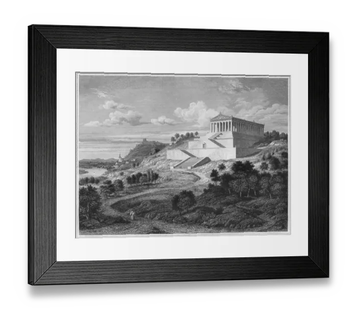 Framed Print : The Valhalla near Donaustauf, district of Regensburg Framed Print : The Valhalla near Donaustauf, district of Regensburg