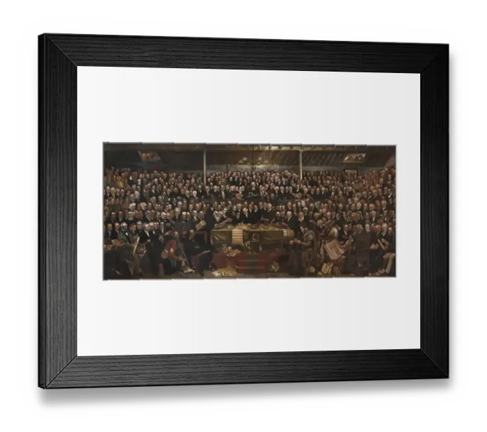 Framed Print : Founding meeting of the Free Church of Scotland Framed Print : Founding meeting of the Free Church of Scotland