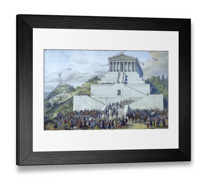 Framed Print : The inauguration of the Walhalla