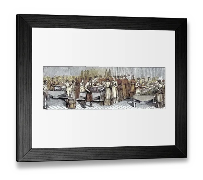 Framed Print : Thurber & Co canning factory in Moorestown Framed Print : Thurber & Co canning factory in Moorestown