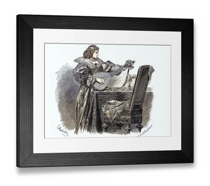 Framed Print : The Piccolomini in the trilogy of plays Wallenstein by Friedrich Schiller Framed Print : The Piccolomini in the trilogy of plays Wallenstein by Friedrich Schiller