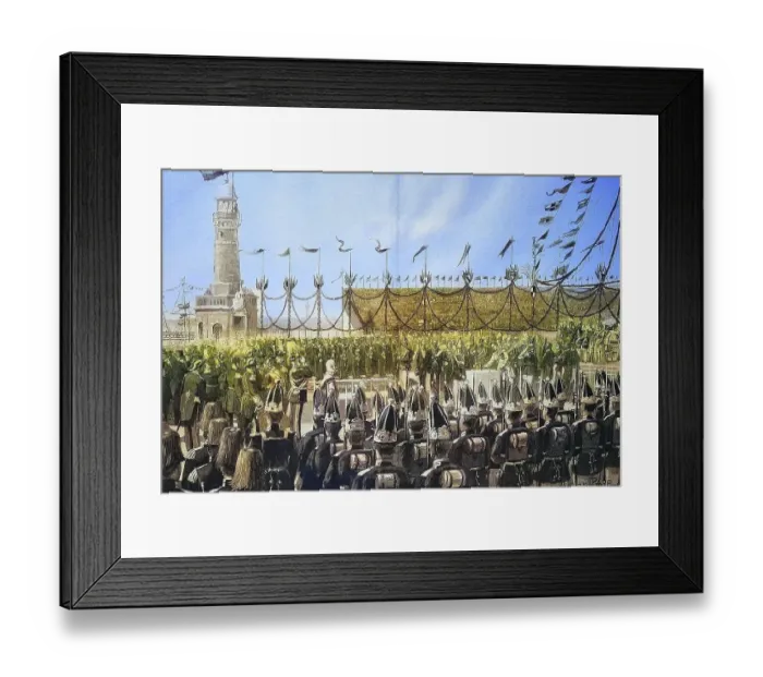 Framed Print : The Inauguration of the Kaiser Wilhelm Canal Framed Print : The Inauguration of the Kaiser Wilhelm Canal