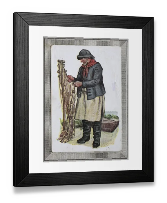 Framed Print : Traditional costumes in Germany in the 19th century Framed Print : Traditional costumes in Germany in the 19th century