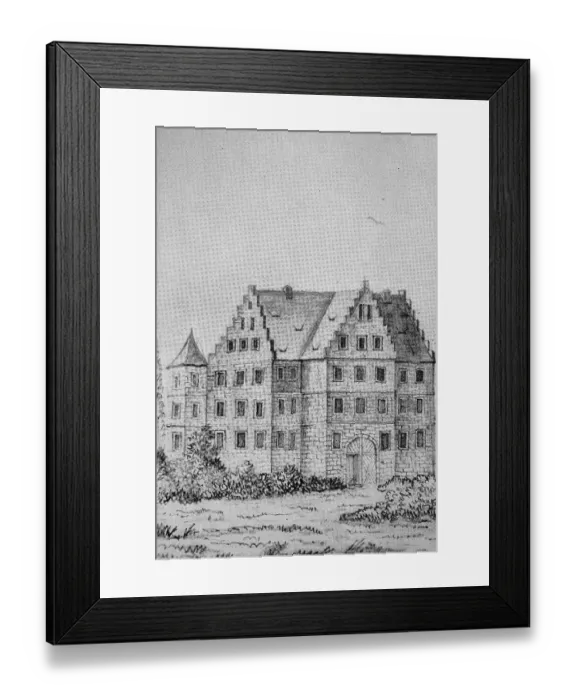 Framed Print : Historic view of Trabelsdorf Castle Framed Print : Historic view of Trabelsdorf Castle