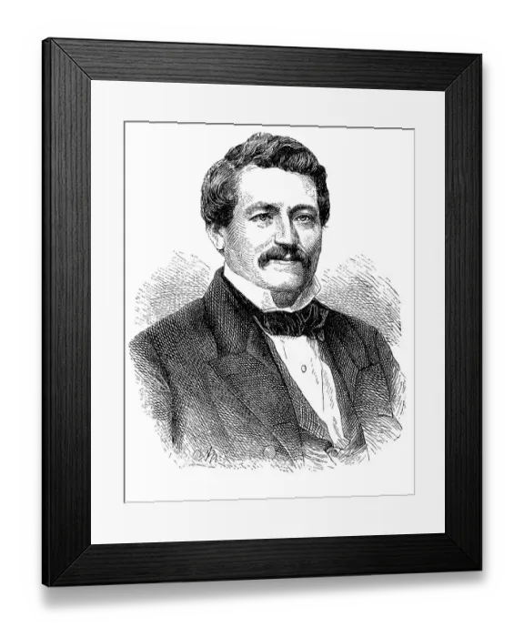 Framed Print : Richard Hartmann (8 November 1809) (16 December 1878) was a German machine manufacturer