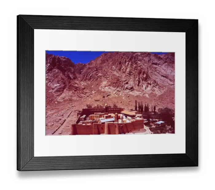 Framed Print : Egypt: St Catherines Monastry at Mount Moses