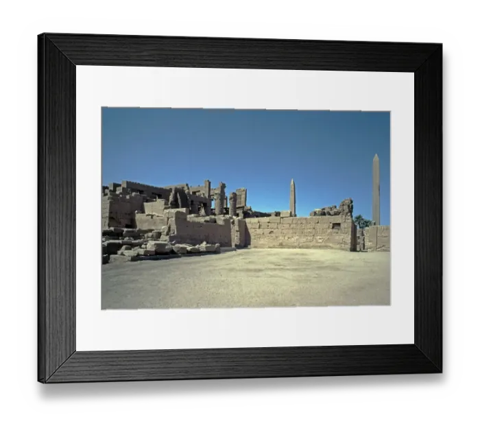Framed Print : Obelisks, Amun-Re-Temple, Great Amun-Temple