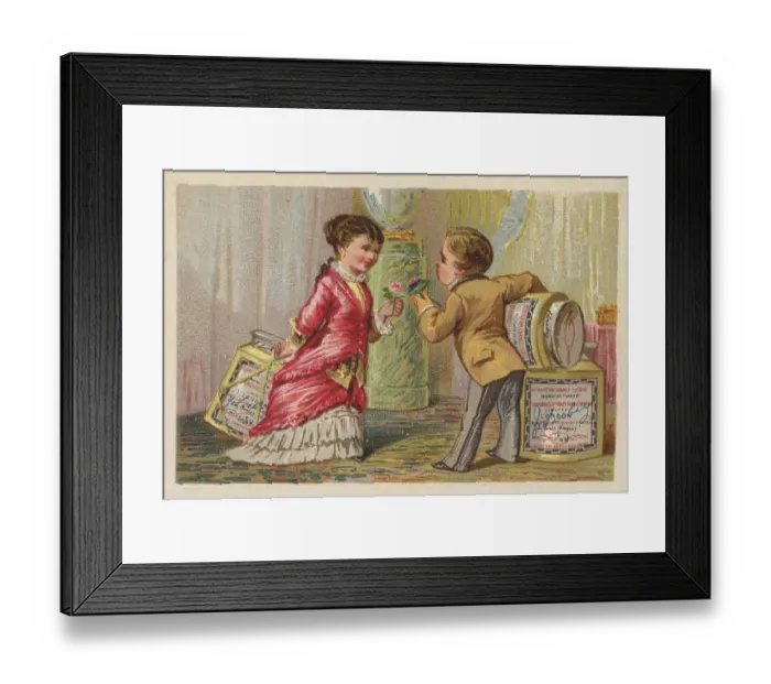 Framed Print : Series Genre Pictures 1 (1873 to 1878) (Paris) Children as Cavaliers