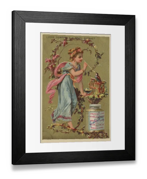 Framed Print : Series of Women in Flowery Branches (1880) (Paris)