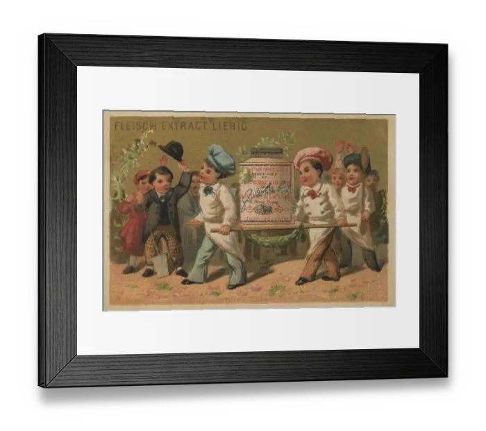 Framed Print : Picture series Genrebilder VII Framed Print : Picture series Genrebilder VII