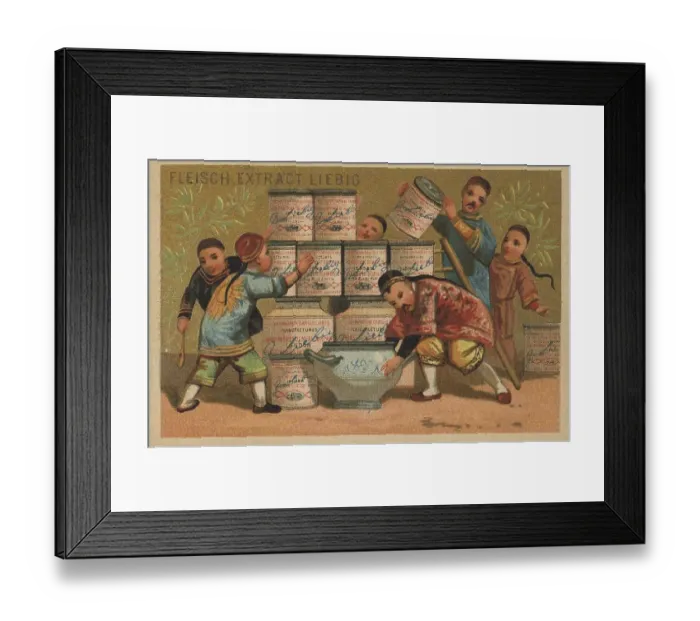 Framed Print : Picture series Genrebilder VII Framed Print : Picture series Genrebilder VII