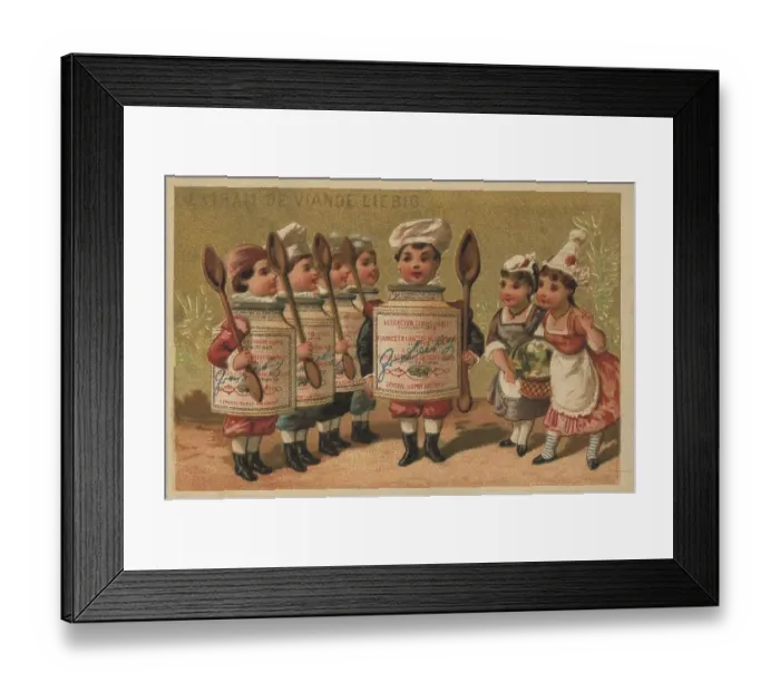 Framed Print : Picture series Genrebilder VII