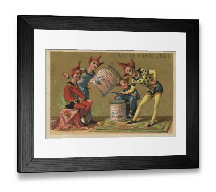 Framed Print : Picture series Genrebilder VII