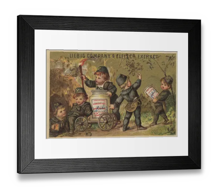 Framed Print : Series Genrebilder XII, Paris, 1878 Framed Print : Series Genrebilder XII, Paris, 1878