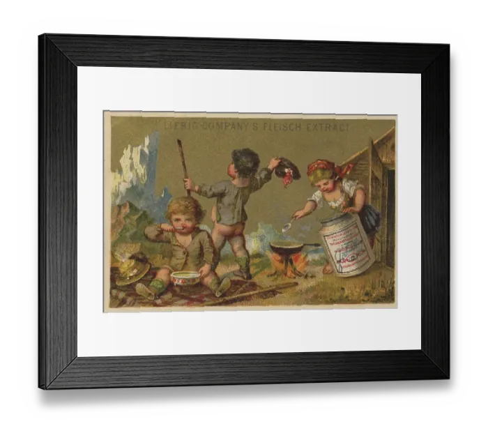 Framed Print : Series Genrebilder XII, Paris, 1878