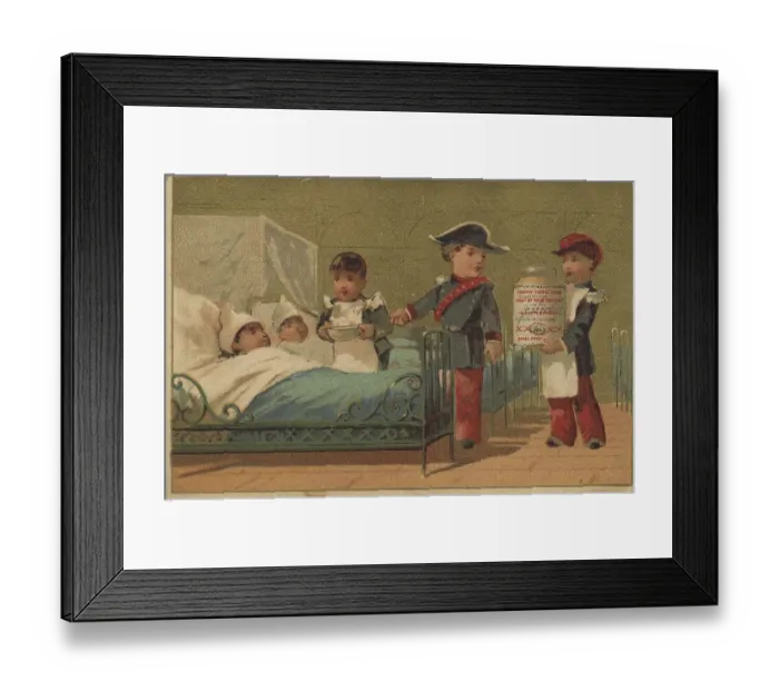 Framed Print : Series Genrebilder XV, Paris, 1878