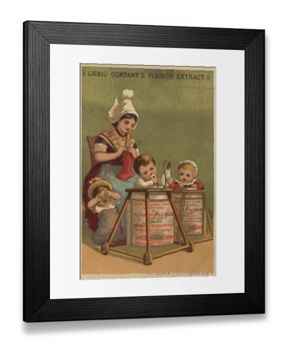 Framed Print : Picture series Genrebilder XVI