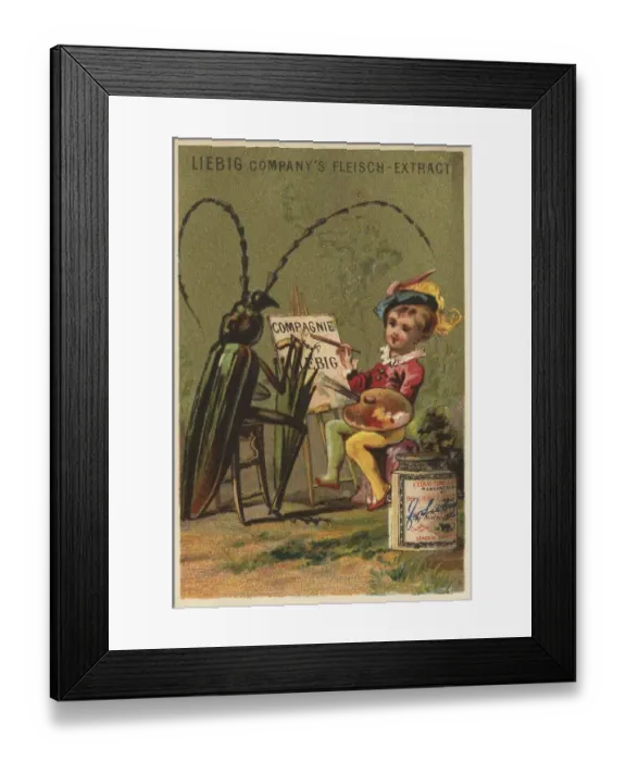 Framed Print : Series of pictures Comic animal scenes Framed Print : Series of pictures Comic animal scenes