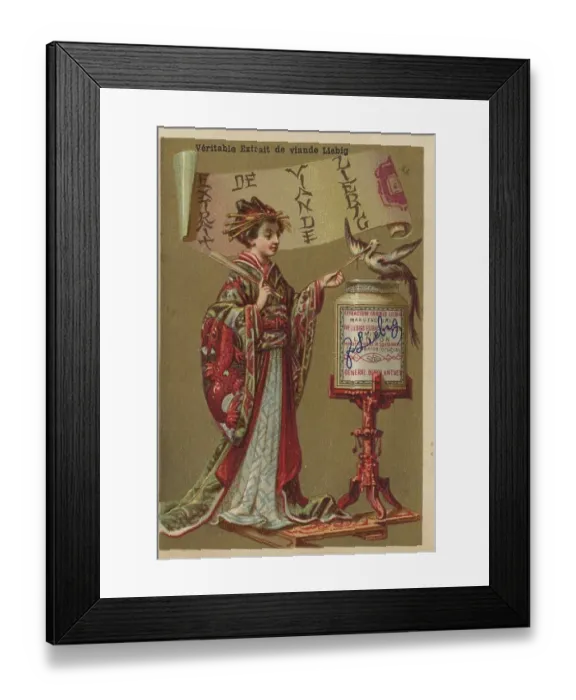 Framed Print : Picture series Japanese, 1878, Paris
