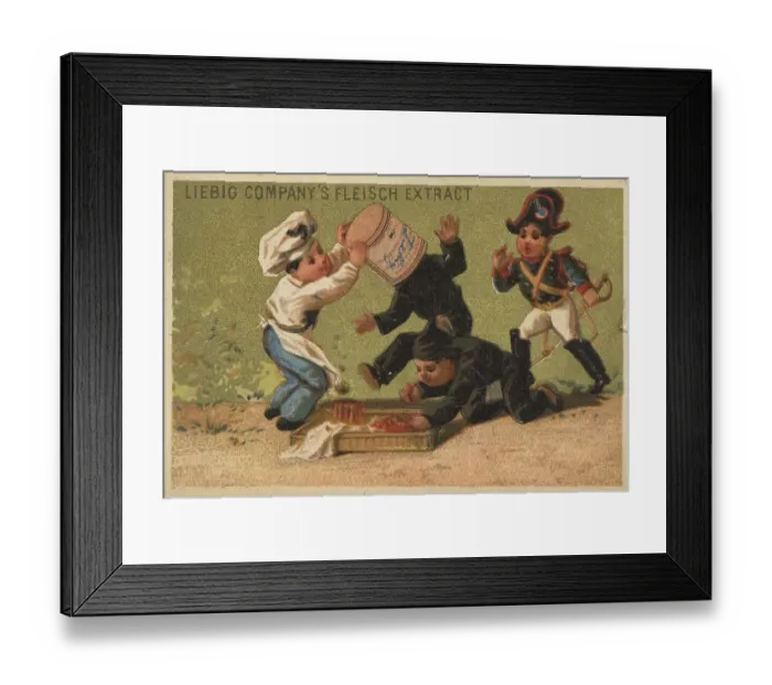 Framed Print : Picture series Theft I. two Pierrots Framed Print : Picture series Theft I. two Pierrots